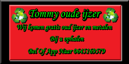 sponers Tommy oud ijzer